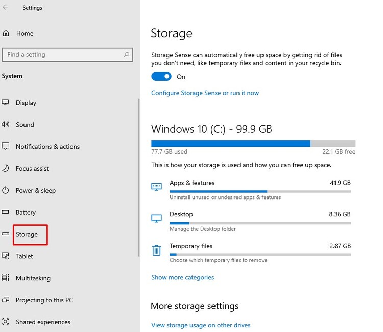 Giải phóng dung lượng ổ cứng