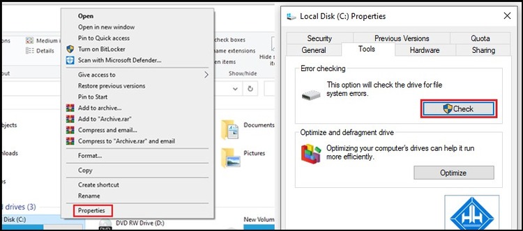 Kiểm tra và xử lý lỗi bad sector trên ổ cứng