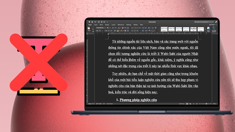 tắt gạch chân đỏ trong word macbook