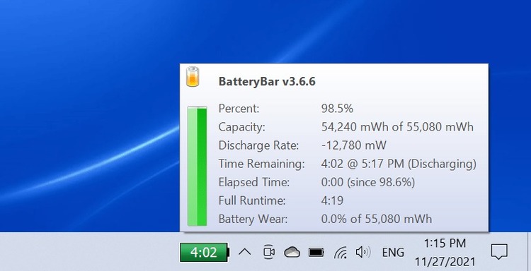 Battery Bar