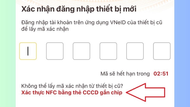 Xác thực NFC bằng thẻ CCCD gắn chip
