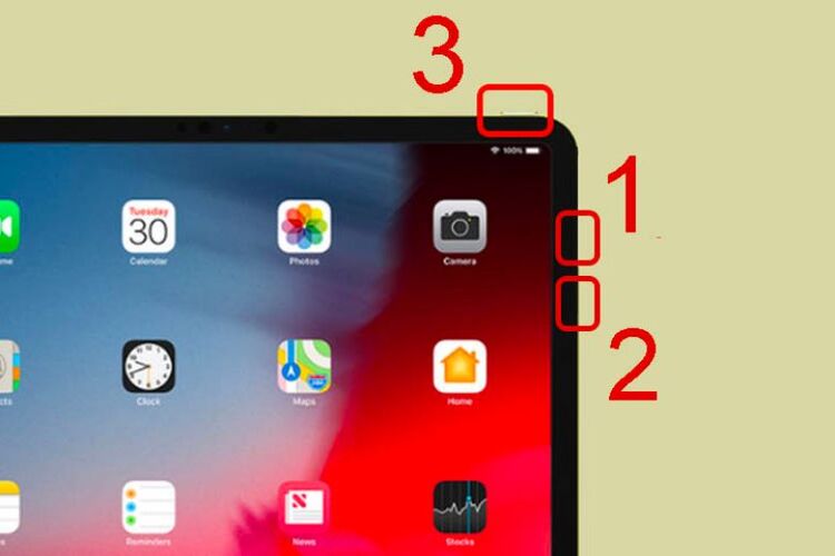 Khởi động lại iPad
