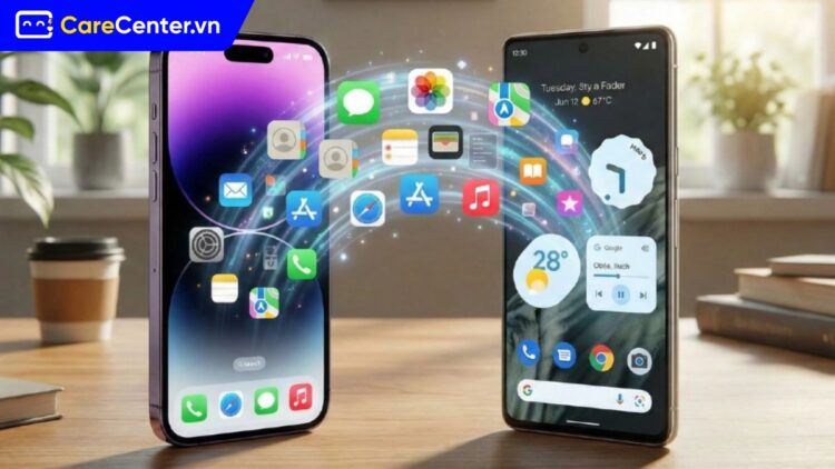 Chuyển dữ liệu iPhone sang Android