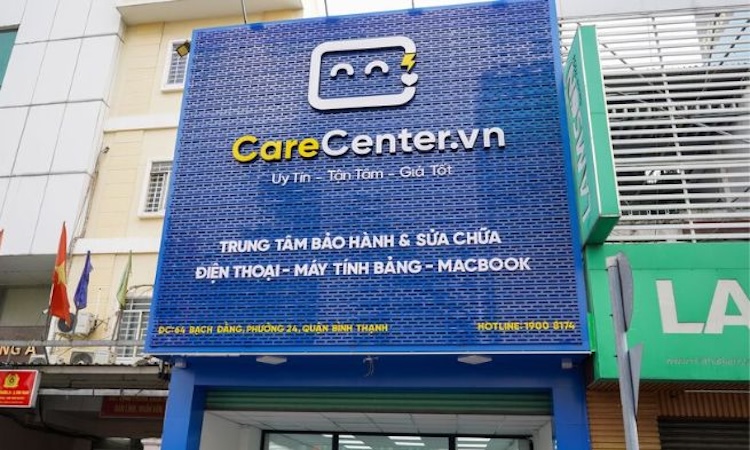 sửa iPad bị ám màn Care Center