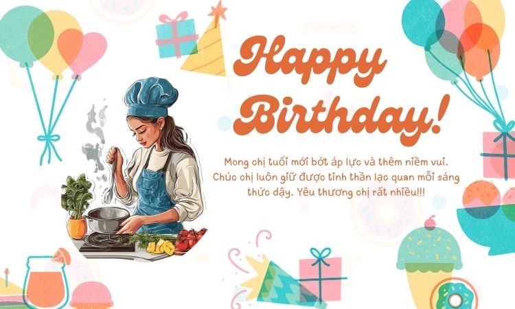 Lời chúc sinh nhật dành cho người chị mạnh mẽ, đảm đang