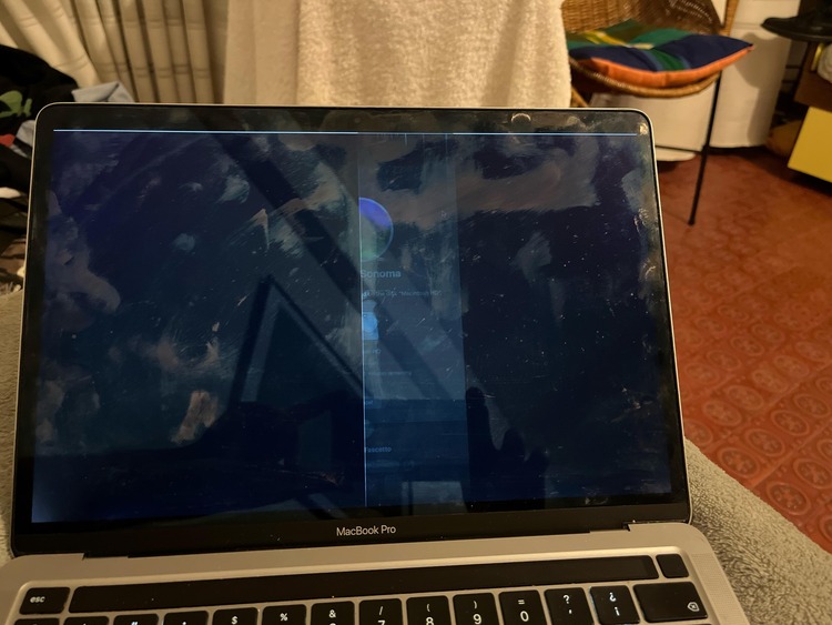 Lỗi hỏng card màn hình Macbook Pro 2017