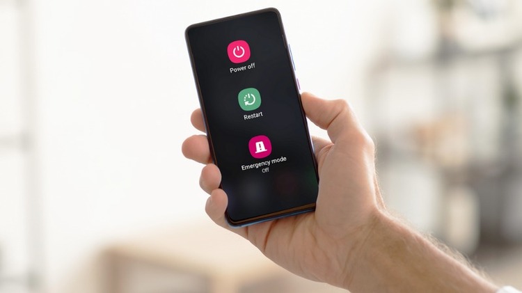 Khởi động lại (Restart) điện thoại Samsung A51