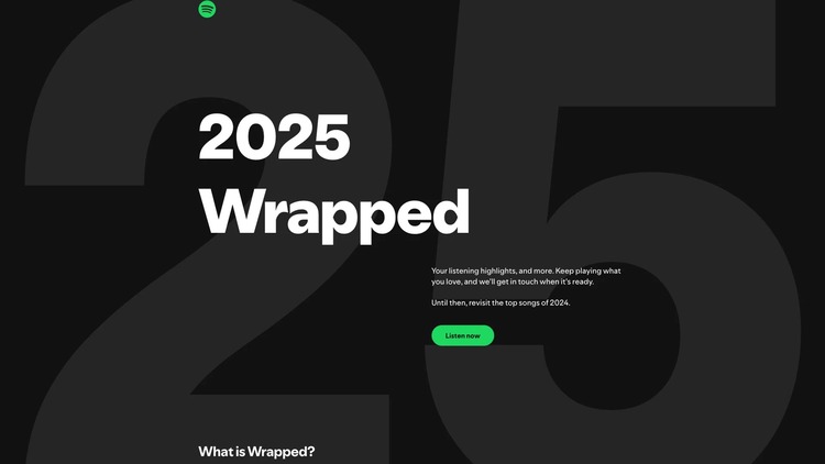 Cách xem Spotify Wrapped 2025 trên máy tính