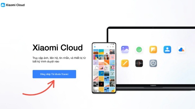 định vị redmi bằng mi account