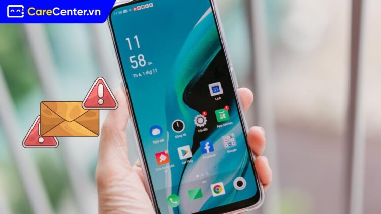 Điện thoại Oppo không nhận được tin nhắn