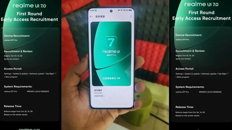 Cập nhật Realme UI