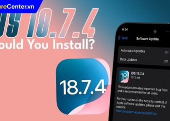 iOS 18.7.4 ra mắt
