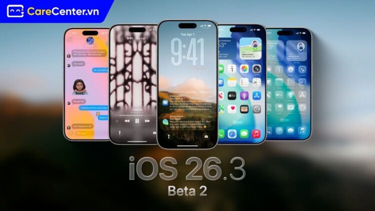 iOS 26.3 beta 2 ra mắt