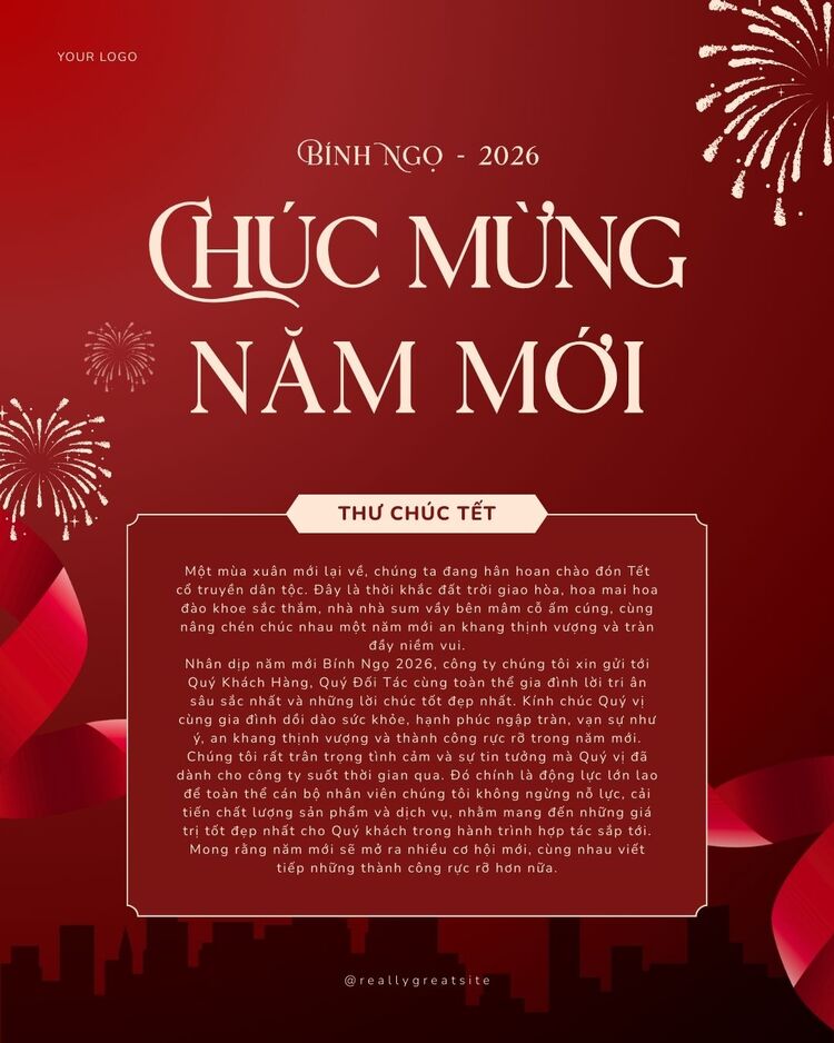 poster chúc tết mừng năm mới