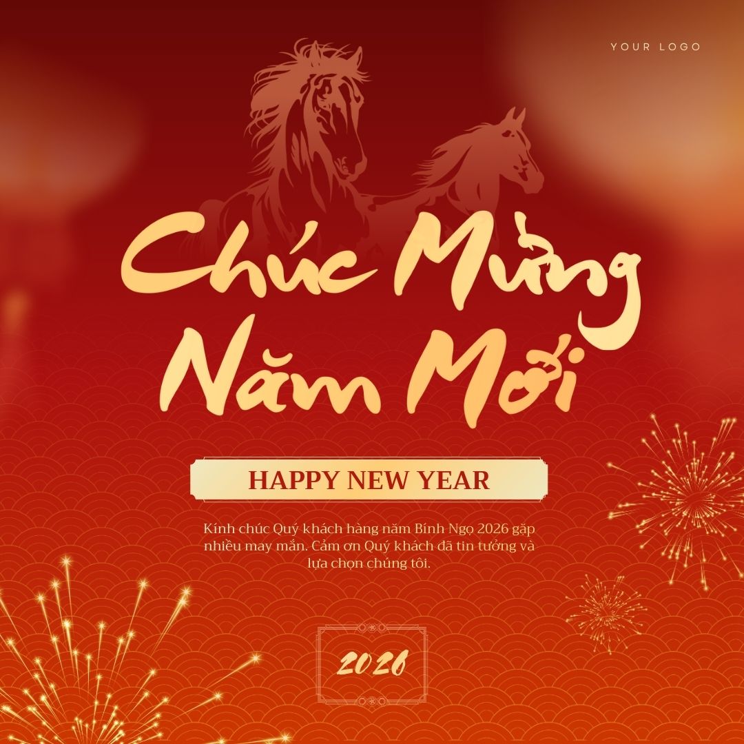 poster tết dán kính