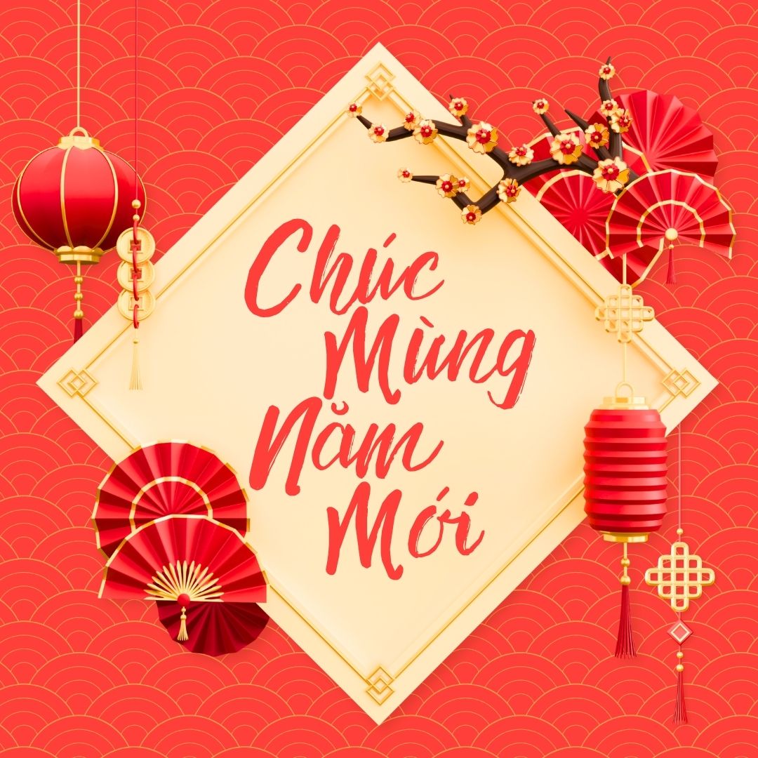 poster tết dán kính