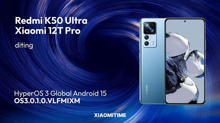Xiaomi 12T Pro HyperOS 3