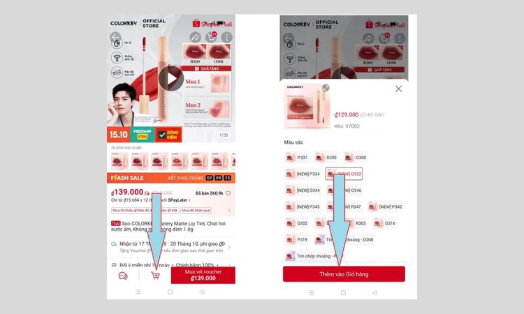 cách mua đồ bằng số dư tài khoản shopee