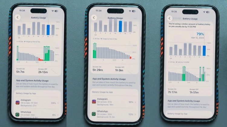 iOS 26.4 Beta 4 có hao pin không