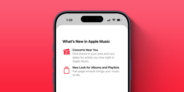 Concerts Near You trên Apple Music iOS 26.4 Beta 4