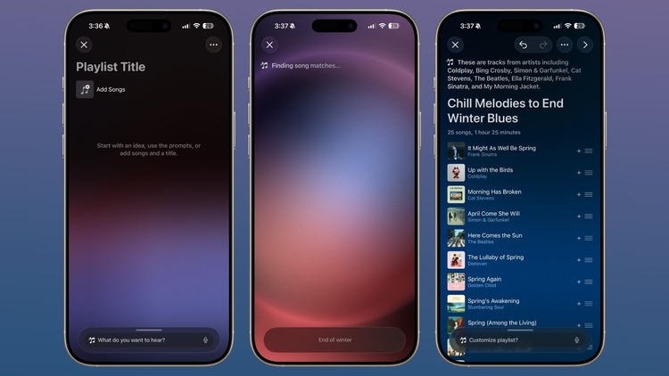 iOS 26.4 Beta 4 ra mắt Playlist Playground 