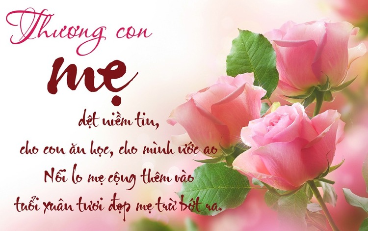 Lời chúc 8/3 dành cho mẹ