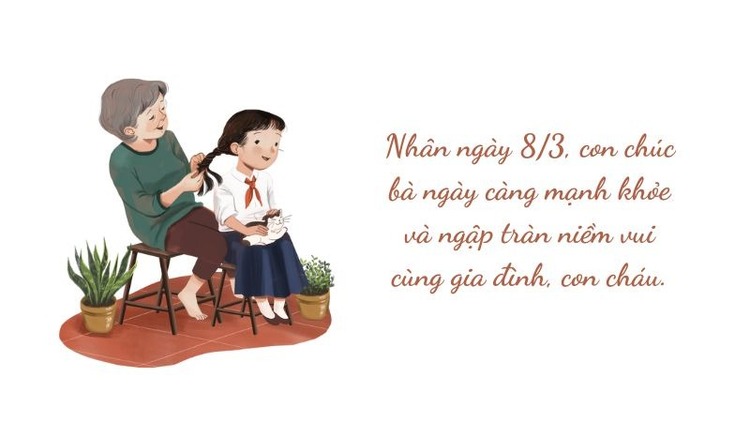 Lời chúc 8/3 dành cho bà