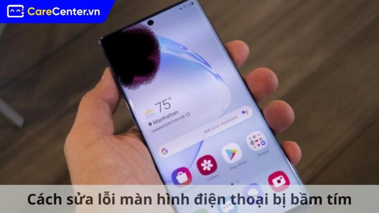 màn hình bị bầm
