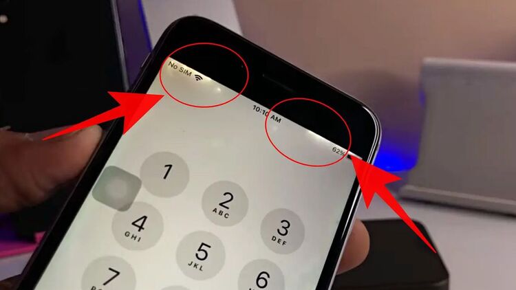 màn hình iPhone bị đốm sáng