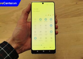 màn hình note 9 bị ám vàng