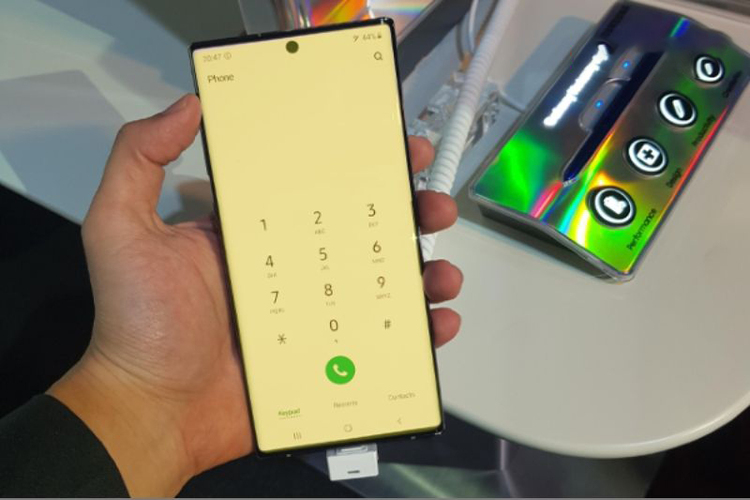 màn hình note 9 bị ám vàng