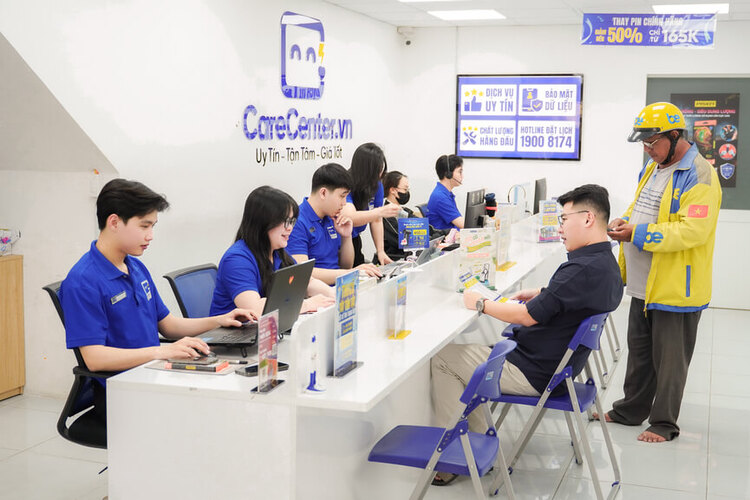 Thay màn hình Samsung Note 9 bị ám vàng care center