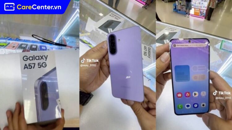 mở hộp Galaxy A57 và Galaxy A37