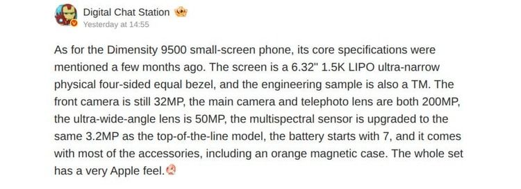 thông số kỹ thuật Oppo Find X9s Pro