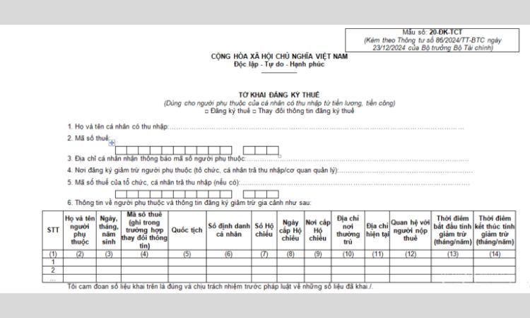 cách kê khai mã số thuế trực tiếp tại cơ quan thuế
