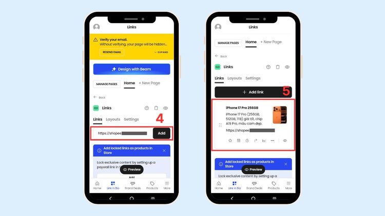 Cách liên kết Shopee trên TikTok