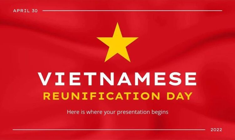 powerPoint 30/4 1/5 chủ đề cờ Việt Nam