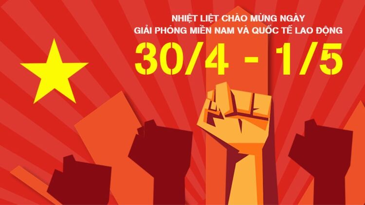 Khẩu hiệu tuyên truyền 30/4 - 1/5 ngắn gọn