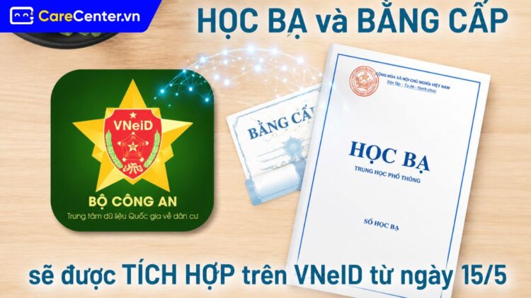 cách xem học bạ trên VNeID