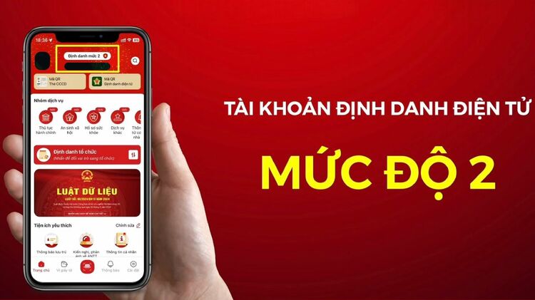 Tài khoản VNeID mức độ 2