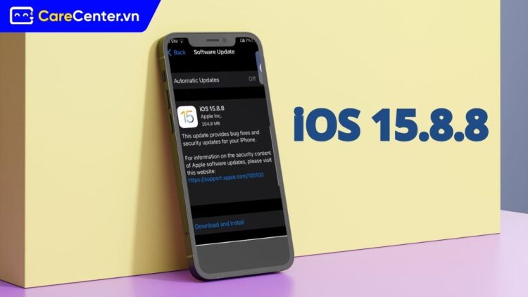 iOS 15.8.8 ra mắt