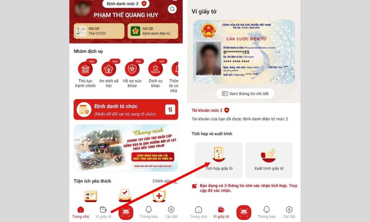 Thẻ bảo hiểm y tế không cập nhật trên VNeID